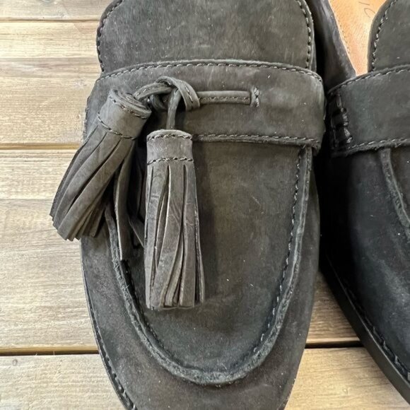 NIB Vionic Reagan Black Nubuck Mule Slip On Shoe Sz 6.5 - Picture 9 of 15